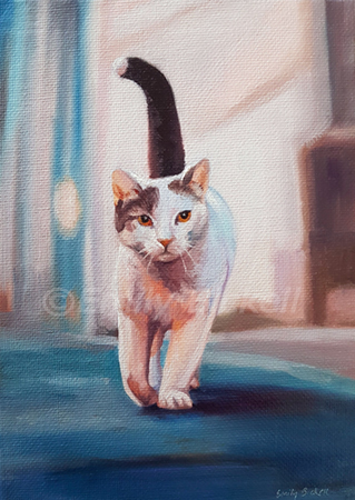 Portrait of a cat